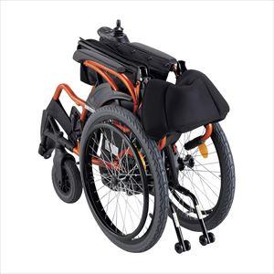 エコノミー電動車いす スマイル 24-8190-0002 操作部：左 マキテック【1単位】