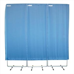 クロススクリーン(3連) FL-CS03-B(ブルー)FL-CS03-B(ブルー)(24-8963-00)【不二ライトメタル】3枚【1単位】