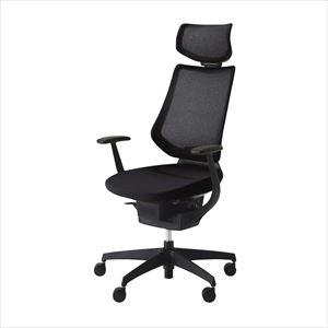 イング メッシュ・ヘッドレストタイプ CR-G3405E6G4B6-V 24-9893-01メッシュ・ヘッドレストタイプ　樹脂脚【コクヨ】(CR-G3405E6G4B6-V)(24-9893-01)【1単位】