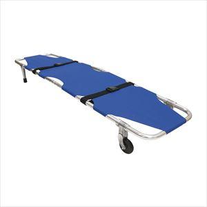 キャスター付折り畳みベッド担架 13200064 ストレッチャー 25-2323-00【アイテックス...
