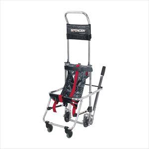 非常用階段避難車 スキッド SPENCER-SKID 担架 いす型  25-2325-00【エイ・エ...