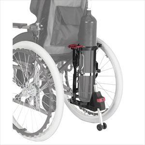 酸素ボンベ架台2WAY用 中床用  KY41231 車いす用オプション 25-2365-00中床用【...