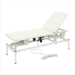2M電動リモス TB-1516 65X49-81CM 診察台 電動昇降式 25-2981-01W650×D1800×H450~810mmビニルレザー白(TB-1516)(