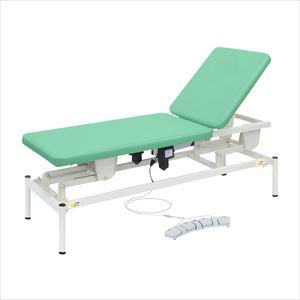2M電動リモス TB-1516 65X49-81CM 診察台 電動昇降式 25-2981-01W650×D1800×H450~810mmビニルレザーライトグリーン(TB-