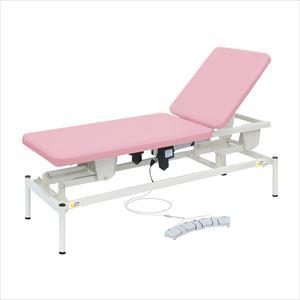 2M電動リモス TB-1516 65X49-81CM 診察台 電動昇降式 25-2981-01W650×D1800×H450~810mmビニルレザーピンク(TB-1516