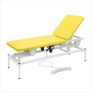 2M電動リモス TB-1516 65X49-81CM 診察台 電動昇降式 25-2981-01W650×D1800×H450~810mmビニルレザーイエロー(TB-1516