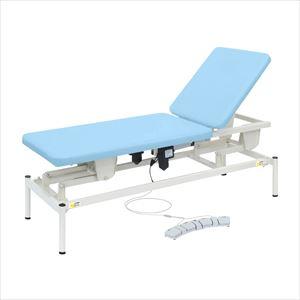 2M電動リモス TB-1516 65X49-81CM 診察台 電動昇降式 25-2981-01W650×D1800×H450~810mmビニルレザースカイブルー(TB-1