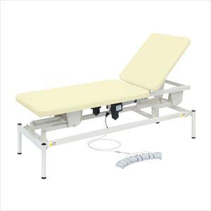 2M電動リモス TB-1516 70X49-81CM 診察台 電動昇降式 25-2981-02W700×D1800×H450~810mmビニルレザークリーム(TB-1516