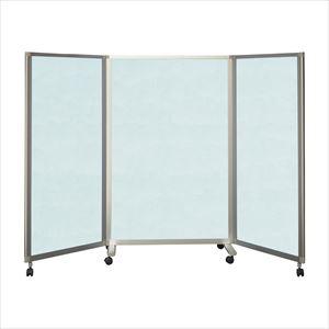 吸音3連スクリーン 抗ウイルス・制菌 FTSV181804 ブルー 25-3040-11FTSV181804【東京ブラインド工業】(FTSV181804)(25-3040-11)【1単位】