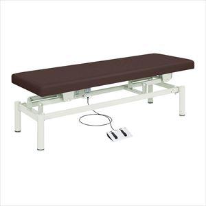 電動診察台 電動ハイローベッド TB-912 W60XL180CM 25-3536-00W600×D1800×H450〜830mmビニルレザー茶【高田ベッド製作所】(TB-912)(25-3536-00-04)【1単位】