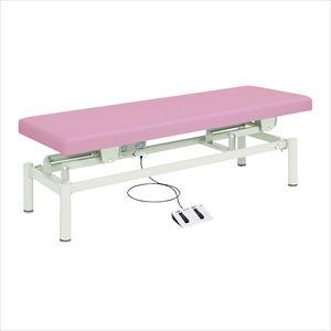 電動診察台 電動ハイローベッド TB-912 W60XL180CM 25-3536-00W600×D1800×H450~830mmビニルレザーピンク(TB-912)(2