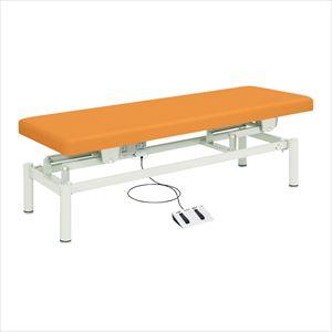 電動診察台 電動ハイローベッド TB-912 W60XL190CM 25-3536-01W600×D1900×H450~830mmビニルレザーオレンジ(TB-912)
