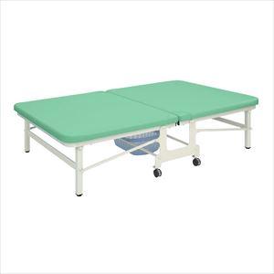 キングベンダ TB-466 100X180X45CM プラットホーム 25-3537-02W1000×D1800×H450mmビニルレザーライトグリーン(TB-466)(25-35