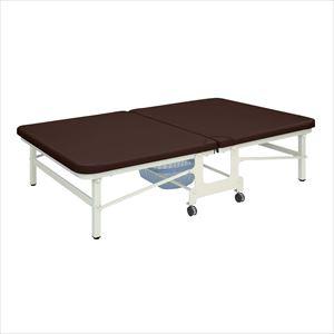 キングベンダ TB-466 120X180X40CM プラットホーム 25-3537-04W1200×D1800×H400mmビニルレザー茶【高田ベッド製作所】(TB-466)(25-3537-04-04)【1単位】