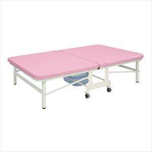 キングベンダ TB-466 120X180X40CM プラットホーム 25-3537-04W1200×D1800×H400mmビニルレザーピンク【高田ベッド製作所】(TB-466)(25-3537-04-07)【1単位】