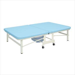 キングベンダ TB-466 120X180X45CM プラットホーム 25-3537-05W1200×D1800×H450mmビニルレザースカイブルー(TB-466)(25-353