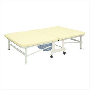 キングベンダ TB-466 120X180X45CM プラットホーム 25-3537-05W1200×D1800×H450mmビニルレザークリーム(TB-466)(25-3537-0