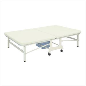 キングベンダ TB-466 120X190X45CM プラットホーム 25-3537-06W1200×D1900×H450mmビニルレザー白【高田ベッド製作所】(TB-466)(25-3537-06-01)【1単位】