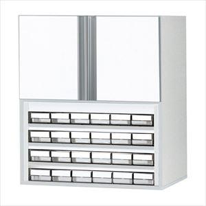 メディカルモジュールPRO KH-5005FT オープンモジュー キャビネット 6×4システム 25-3728-06オープンモジュールハーフウッド扉ドラッグケースタイプ(K