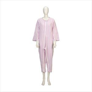 ソフトケアねまき(薄手) L 25-4722-0201 ピンク 竹虎 L【1単位】