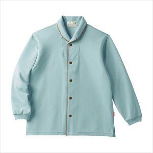 キラク 前開きシャツ 介護着 25-4724-0304 LL キラク CR836-75(ブルー)【1...