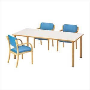 抗ウイルス介護食堂テーブル 25-4776-02 ニシキ工業 FED-1890KM(1800X900...