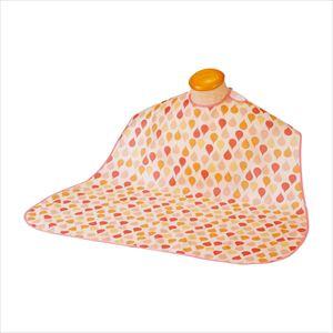 ソフラピレンエプロン しずく 25-6640-0002 オレンジ 竹虎【1単位】