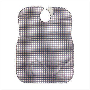 大人用食事エプロン 25-6642-02 ニシキ P9691(ネイビー)【1単位】