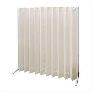 抗菌アコーディオンスクリーン(直線型 25-7358-0501 ピンク 東京ブラインド工業 W1800XD340XH1800MM【1単位】