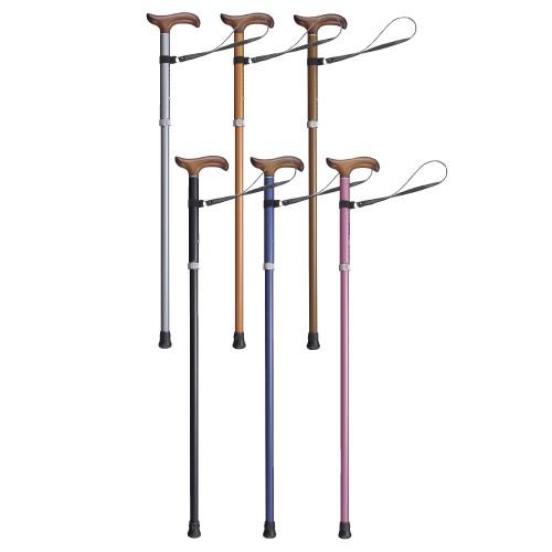 超軽量杖 かるケイン M(75-85CM)チョウケイリョウツエカルケイン煤竹(23-2552-01-...