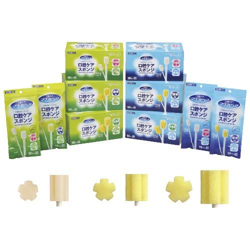 マウスピュア口腔ケアスポンジプラ軸Ｍ 039-102075-00(500ホン) コウクウケアスポンジ...