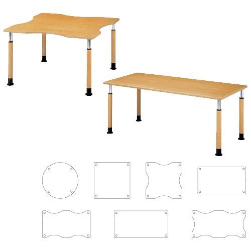 昇降式テーブル ショウコウシキテーブル FPS1212Q(W120XD120CM(23-6626-0...