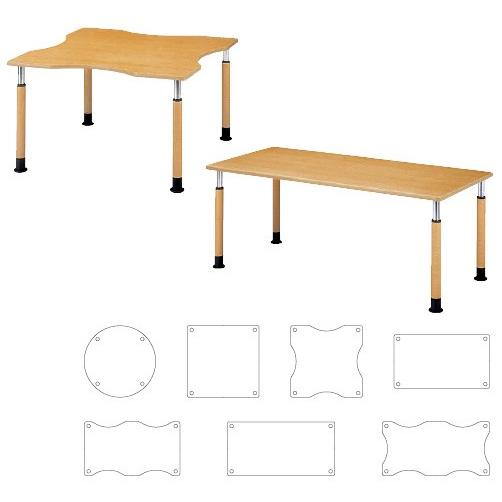 昇降式テーブル FPS-1890K(W180XD90CM ショウコウシキテーブル(23-6626-0...