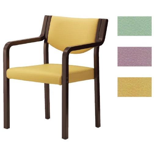 木製いす PD-7105(ライトピンク) モクセイイス(24-2427-01)【1台単位】