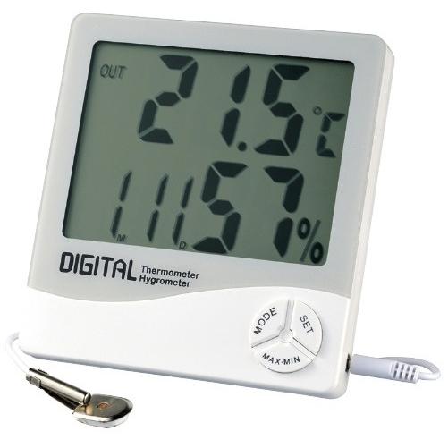 デカデジV（デジタル湿度／内外温度計 TD-8130 デカデジVデジタルオンシツド(24-2981-...