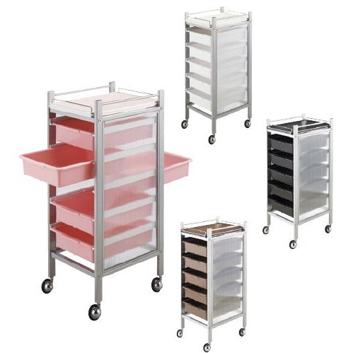 カラーアプリワゴン（収納タイプ） SN-AP009 カラーアプリワゴンシュウノウタイプ ブラック(2...