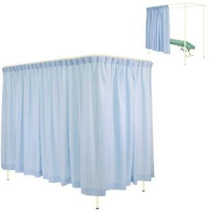 間仕切り用カーテン（ドルチェレールＣ TB-700(100X200X200CM マジキリカーテン(ドルチェレールC) ブルー(24-4135-00-02)【1台単位】