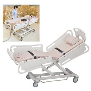 浴室用ストレッチャー　高さ調整可能 日進医療器 浴室用ストレッチャー(アルミタイプ) 対角ストッパー 600