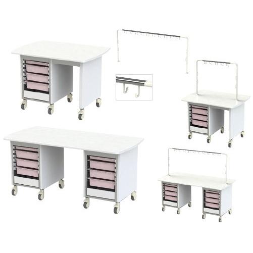 点滴作業台 RTD-1200(120X90X90CM テンテキサギョウダイ(24-5110-00)【...