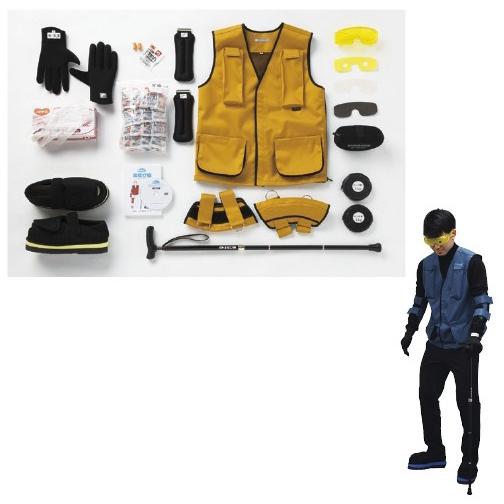 疑似体験セットまなび体（高齢者用Ｖ２ 3130(L)ブルー ギジタイケンセットマナイタイコウレイ(2...