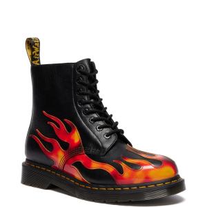 Dr. Martens ドクターマーチン 1460 PASCAL FLAME 8 ホール ブーツ フェス 8ホールブーツ ブーツ レディース ブーツ…