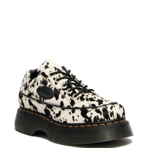 Dr. Martens ドクターマーチン BUZZ 5 ホール シューズ ウィメンズ CREAM+B...