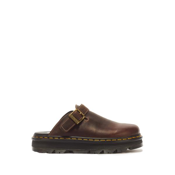 Dr. Martens ドクターマーチン ZEBZAG ミュール ユニセックス DARKBROWN ...