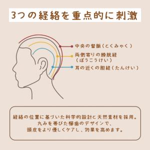 マッサージコーム 木製 ヘッドマッサージ ツボ...の詳細画像3