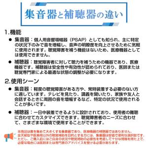 集音器 イヤホン型 充電ケース付き 高齢者 ノ...の詳細画像2
