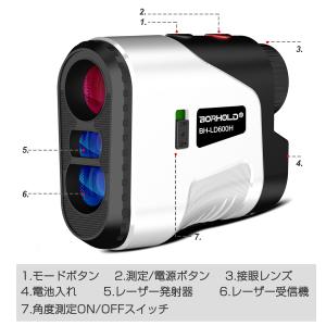 レーザー距離計 ゴルフ 直線距離 高低差 水平...の詳細画像4