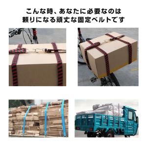 高弾力 バンド 2本セット 強力 荷台 荷物固...の詳細画像1