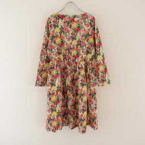 TartineetChocolat 花柄 リバティ ワンピース 日本製 140 Tartine et Chocolat（タルティーヌエショコラ）の「Tartine et