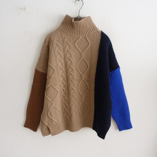 【2023AW/定価6.2万】マックスマーラ MaxMara *LAMBERT異種編ニットプルオーバ...
