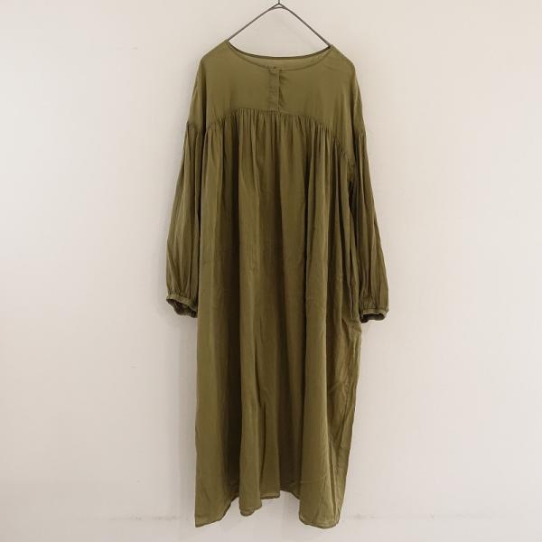 オードリーアンドジョンワッド Audrey and John Wad *コットンシルクギャザーワンピ...